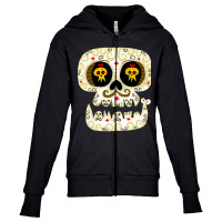 Calavera Blanca! Youth Zipper Hoodie | Artistshot