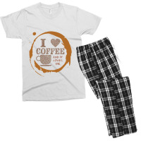 I Love Coffee   Coffee Men's T-shirt Pajama Set | Artistshot