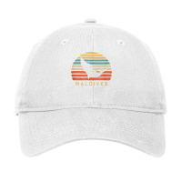 Retro Maldives Dolphin T Shirt Adjustable Cap | Artistshot