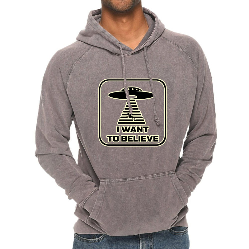 I Want To Believe, Because The Truth Is Out There   X Files Vintage Hoodie | Artistshot