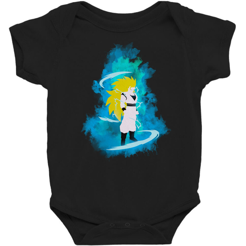 Goku Super Saiyan 3 Silhouette Baby Bodysuit by greggjvandervor | Artistshot