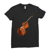 Contrabass Double Bass Music T Shirt Tee Tees T Shirt Tshirt Ladies Fitted T-shirt | Artistshot