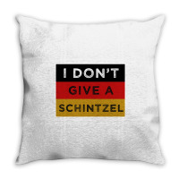 I Dont Give A Schnitzel Funny Oktoberfest Throw Pillow | Artistshot