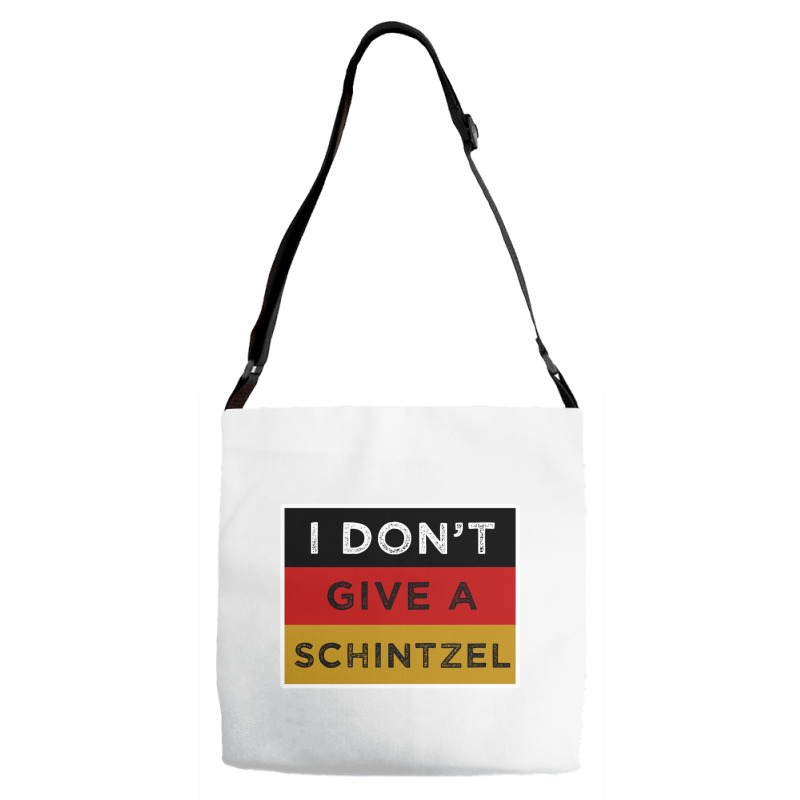 I Dont Give A Schnitzel Funny Oktoberfest Adjustable Strap Totes | Artistshot