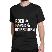 Rock Paper Scissors Gay Lesbian Lgbt Pride Classic T-shirt | Artistshot