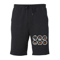 Basic Six Flight Instruments Fleece Short | Artistshot