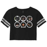 Basic Six Flight Instruments Scorecard Crop Tee | Artistshot