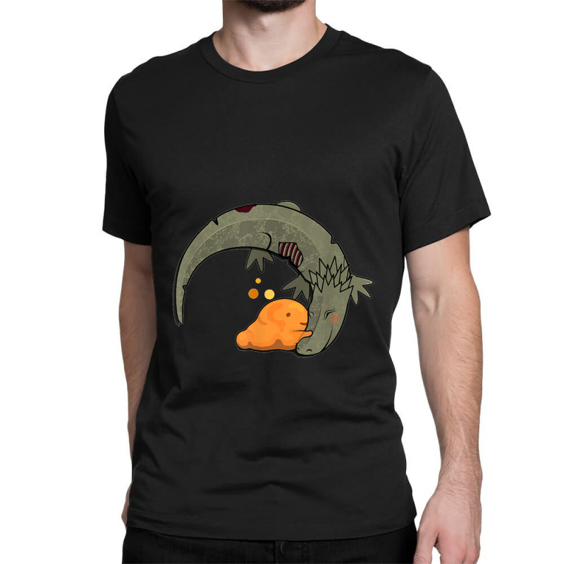 Scp 999 + Scp 682 Tickle Monster + Hard To Destroy Reptile Classic T-shirt by ARpemie | Artistshot