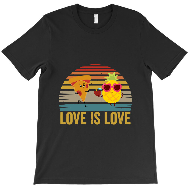 Love Cute Pride Pineapple Pizza T-shirt | Artistshot