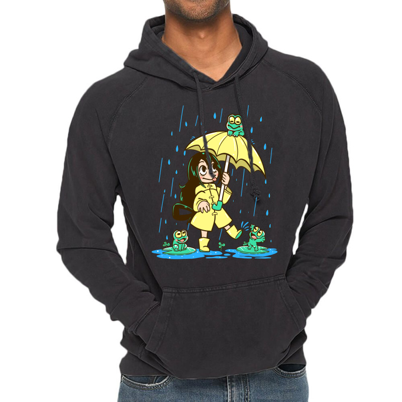 Best Frog Girl Vintage Hoodie by CharlesDiya | Artistshot