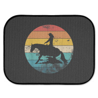 Western Rider Reining Quarter Horse Sliding Stop Day Gift Rear Car Mat | Artistshot