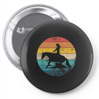 Western Rider Reining Quarter Horse Sliding Stop Day Gift Pin-back Button | Artistshot