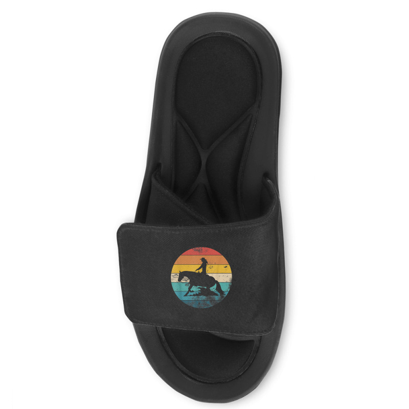 Western Rider Reining Quarter Horse Sliding Stop Day Gift Slide Sandal | Artistshot