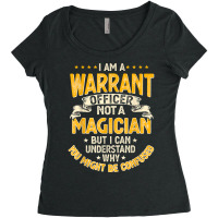 Funny Warrants Officer Not A Magician Warrants Officer T Shirt Women's Triblend Scoop T-shirt | Artistshot