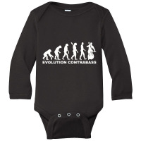 Contrabass Evolution P Long Sleeve Baby Bodysuit | Artistshot