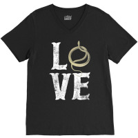 Love Snake New Tee Shirt Reptile Fan Herpetology Teacher V-neck Tee | Artistshot