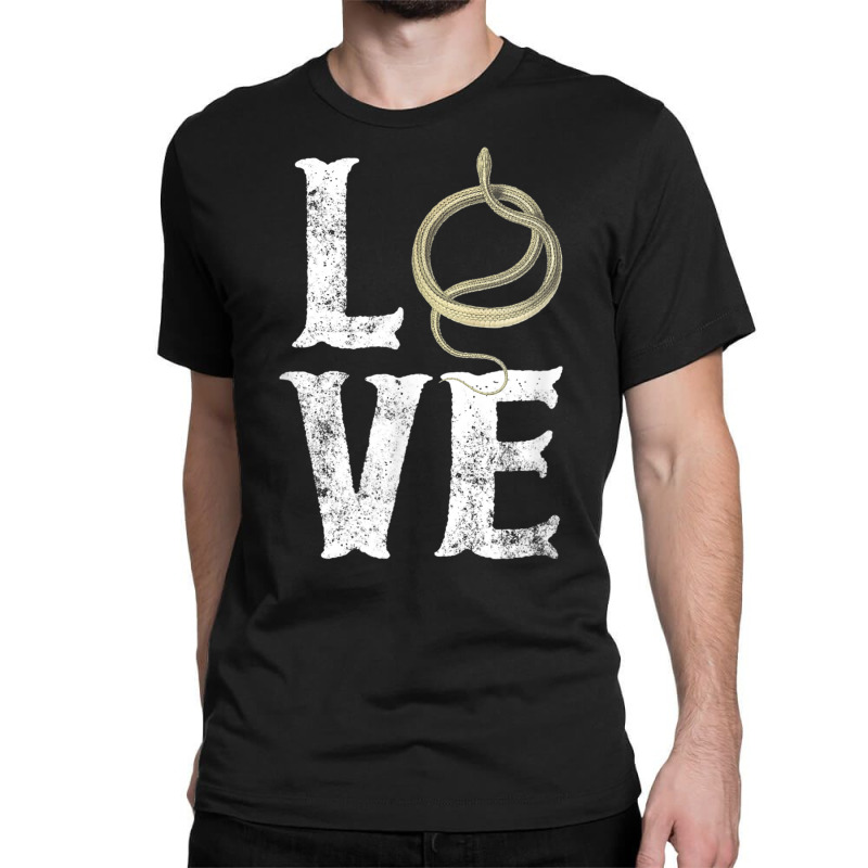 Love Snake New Tee Shirt Reptile Fan Herpetology Teacher Classic T-shirt | Artistshot