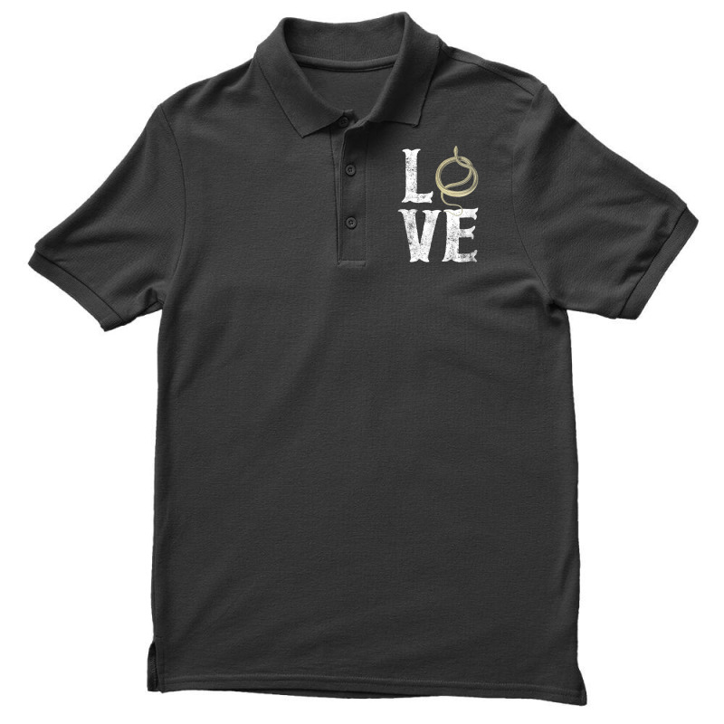 Love Snake New Tee Shirt Reptile Fan Herpetology Teacher Men's Polo Shirt | Artistshot