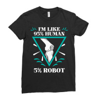 Knee Replacement Surgery Arthroplasty Artificial Joint Robot Ladies Fitted T-shirt | Artistshot