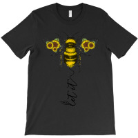 Let It Be Bee With Sunflower Cute Christmas Gift T-shirt T-shirt | Artistshot