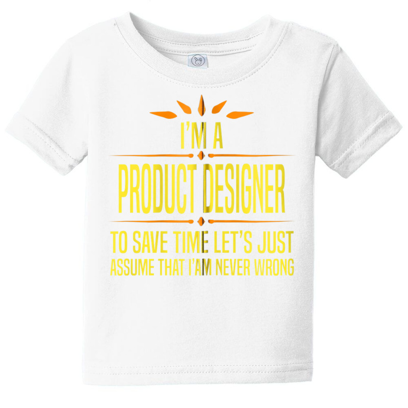 Im A Product Designer Zip Hoodie Baby Tee | Artistshot