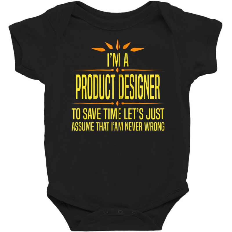 Im A Product Designer Zip Hoodie Baby Bodysuit | Artistshot