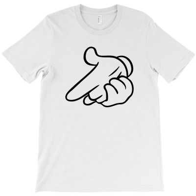 Pistol Hands Gun T-shirt Designed By Aukey Driana