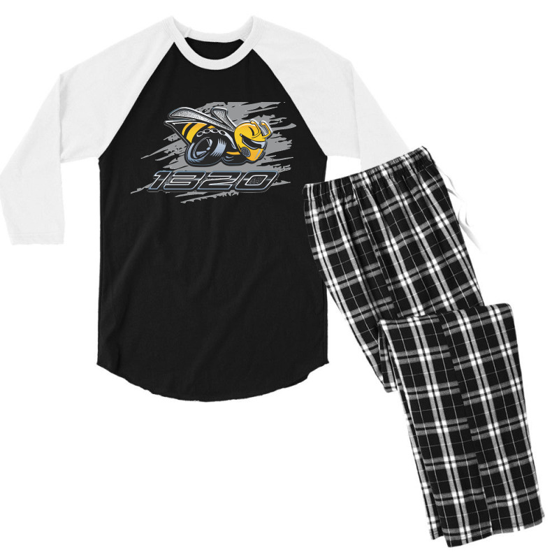 2020 R  T Scat Pack 1320 The Best Drag Strip Muscle Car Premium Men's 3/4 Sleeve Pajama Set | Artistshot