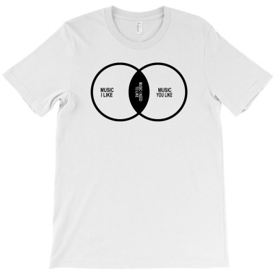 Music Elitism Venn Diagram Musician T-shirt Designed By Aukey Driana
