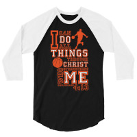 Slingshot  I Can Do All Things Basketball Sweatshirt 3/4 Sleeve Shirt | Artistshot