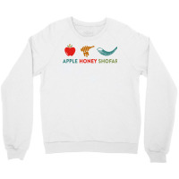 Apple Honey Shofar Rosh Hashanah Sweet Jewish New Year T Shirt Crewneck Sweatshirt | Artistshot