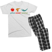 Apple Honey Shofar Rosh Hashanah Sweet Jewish New Year T Shirt Men's T-shirt Pajama Set | Artistshot