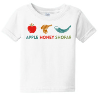 Apple Honey Shofar Rosh Hashanah Sweet Jewish New Year T Shirt Baby Tee | Artistshot