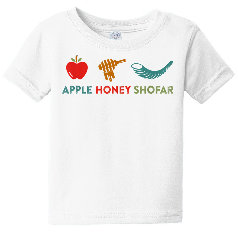 Apple Honey Shofar Rosh Hashanah Sweet Jewish New Year T Shirt Baby Tee | Artistshot