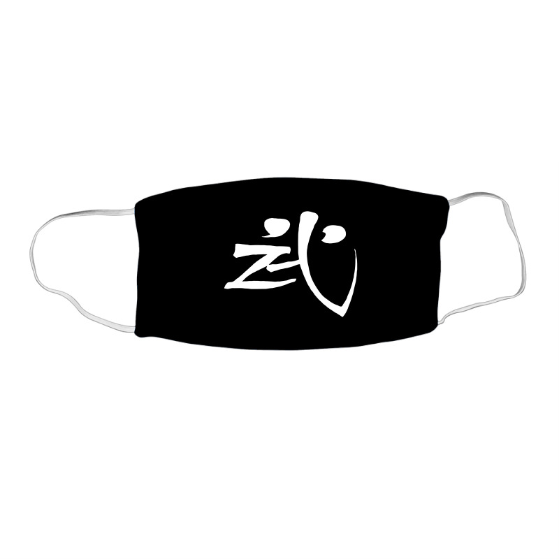 Samurai Warrior Kanji As Worn By Lennon And Bowie (white) Face Mask Rectangle | Artistshot