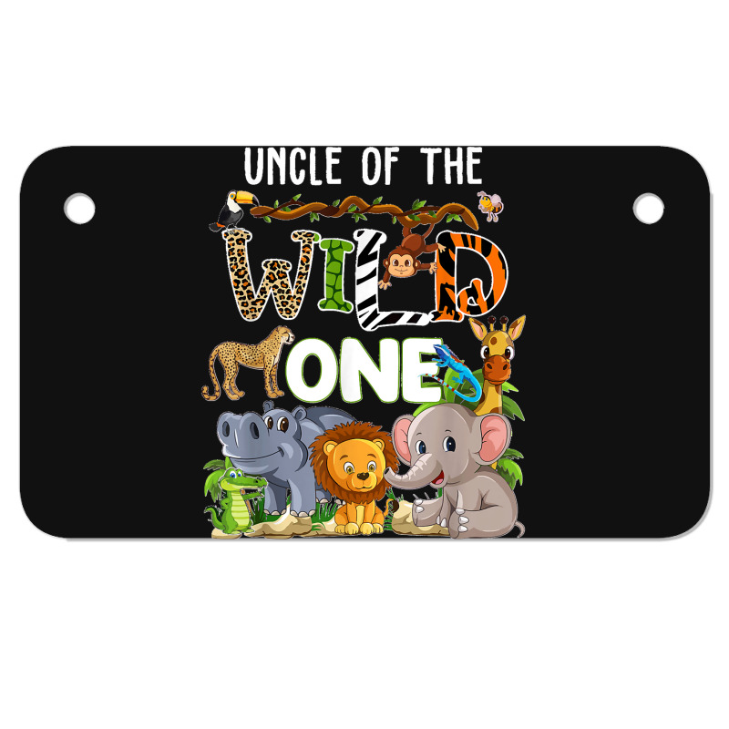 Uncle Of The Wild One Zoo Theme Birthday Safari Jungle Motorcycle 