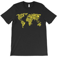 World Map With Words Of The Country Names Text World Map Funny Women T-shirt | Artistshot