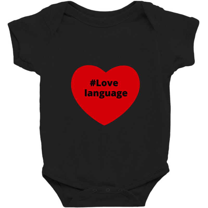 Love Language, Hashtag Heart, Love Language 2 Baby Bodysuit by chillinxs | Artistshot