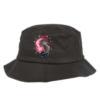 Axolotl Yin Yang Zen Mantra Bucket Hat | Artistshot