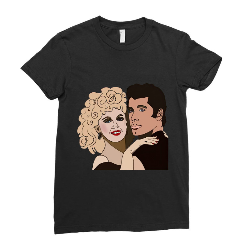 Grease Summer Couple Ladies Fitted T-Shirt by Jankonen637 | Artistshot