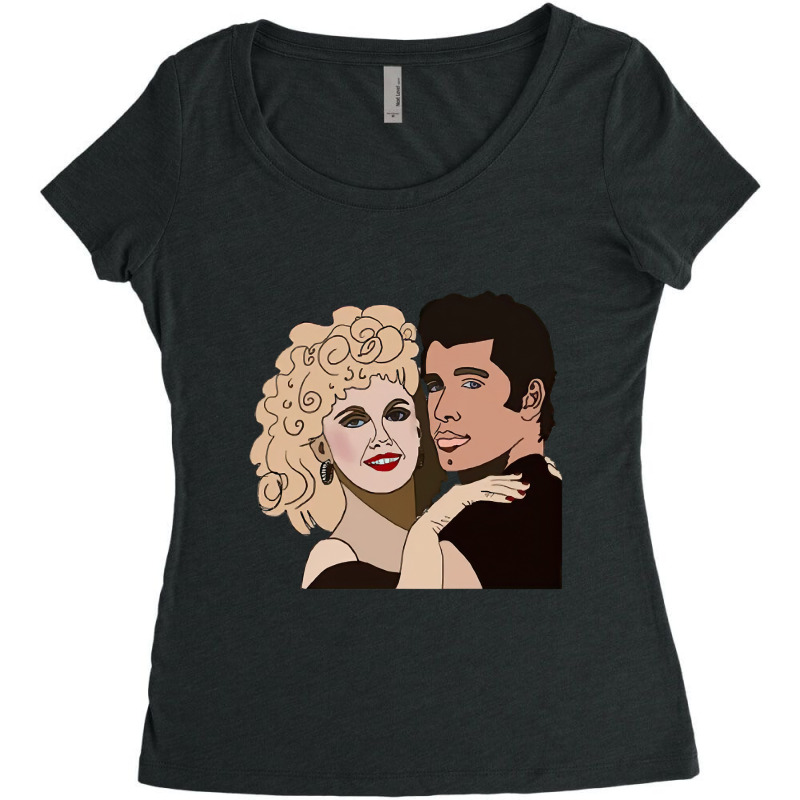 Grease Summer Couple Women's Triblend Scoop T-shirt by Jankonen637 | Artistshot