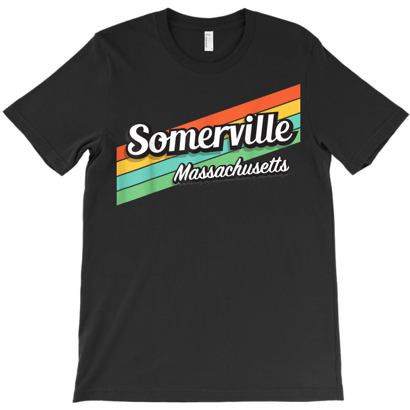 Somerville Massachusetts Retro Vintage T Shirt T-shirt | Artistshot