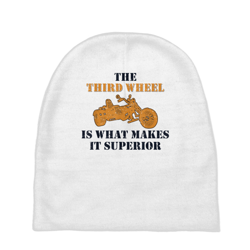 The Third Wheel Trike Motorcycle Motorbike Trike T Shirt Baby Beanies by cm-arts | Artistshot