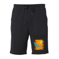 Catalina Island California Sailing Catamaran Sailboat Beam Reach Orang Fleece Short | Artistshot