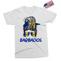 Barbados Girl Messy Bun, Barbados Flag Barbadian Women T Shirt Exclusive T-shirt | Artistshot