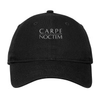 Latin Quote Carpe Noctem Seize The Night Adjustable Cap | Artistshot