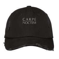 Latin Quote Carpe Noctem Seize The Night Vintage Cap | Artistshot