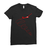 Sailplane In A Thermal - Aviation Glider Pilot For Fans Ladies Fitted T-shirt | Artistshot