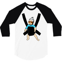 Carlos   Hangover Baby With Sunglasses In A Strap T Shirt 3/4 Sleeve Shirt | Artistshot