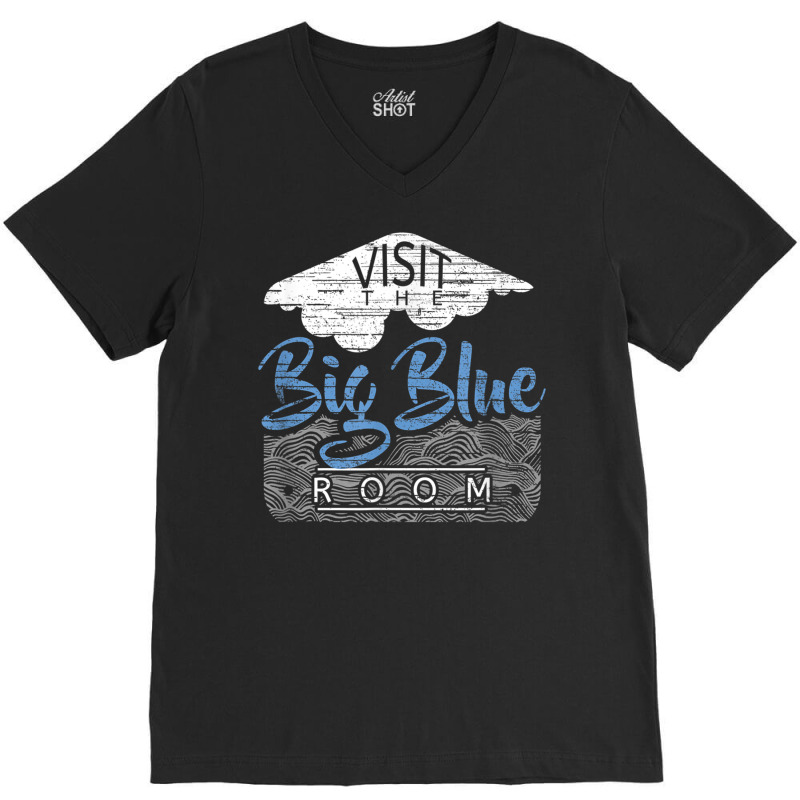Visit The Big Blue Room   Funny Afk Outdoor Geek Gift Shirt V-neck Tee | Artistshot
